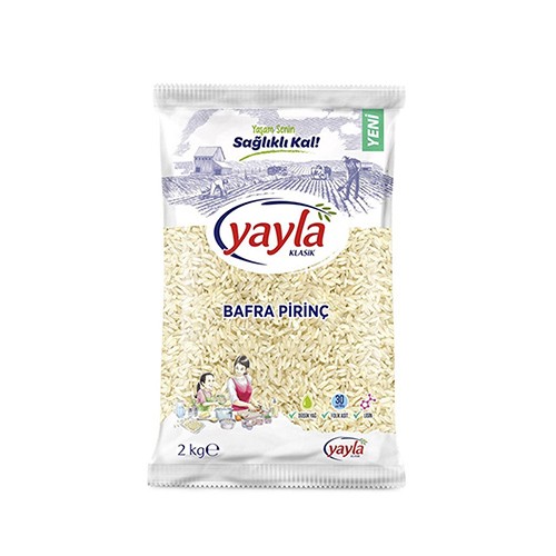 Yayla Pilavlık Pirinç Bafra 2 Kg