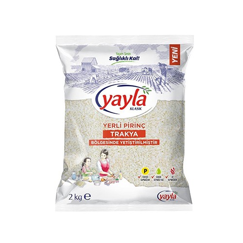 Yayla Trakya Pirinç 2 Kg