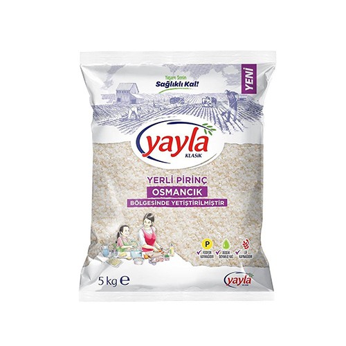 Yayla Yerli Pirinç Osmancık 5 Kg