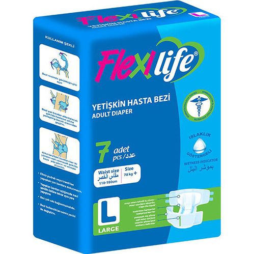 Flexilife Yetişkin Hasta Bezi Büyük 7 Adet